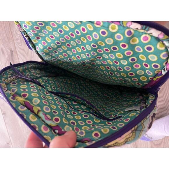Vera Bradley Paisley Floral Quilted Backpack - Picture 9 of 13